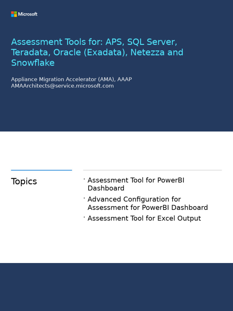 Database Assessment Tools Overview | PDF | Databases | Comma Separated ...