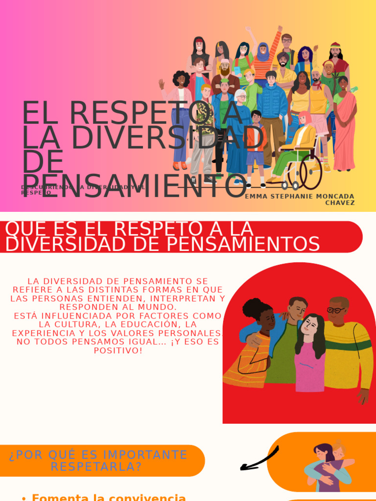Respeto a la Diversidad de Pensamiento | PDF