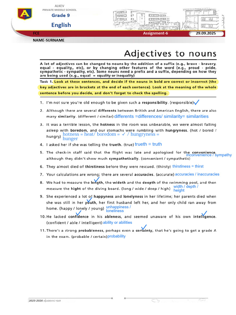 KEY - FCE Assignment 6 | PDF