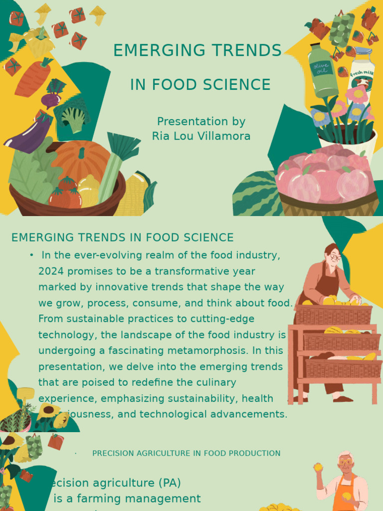 Villamora - Emerging Trends in Food Science | PDF | Agriculture | Food ...
