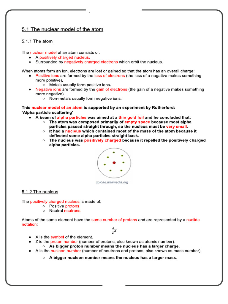 Summary Notes - Topic 5 CAIE Physics IGCSE | PDF