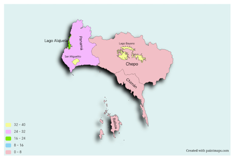 Panamá Map Chart | PDF