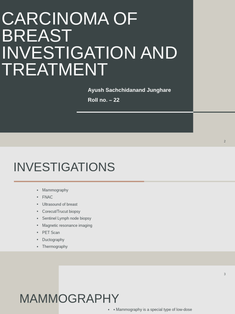 Breast Carcinoma: Diagnosis & Treatment Guide | PDF | Biopsy | Breast ...