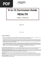 Download HEALTH - K to 12 Curriculum Guide by FA Buenaventura SN93080680 doc pdf