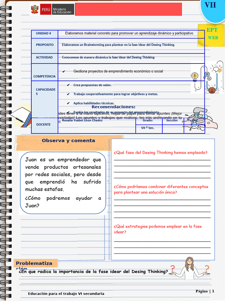 Fase Idear en Design Thinking: Estrategias | PDF | El pensamiento de ...