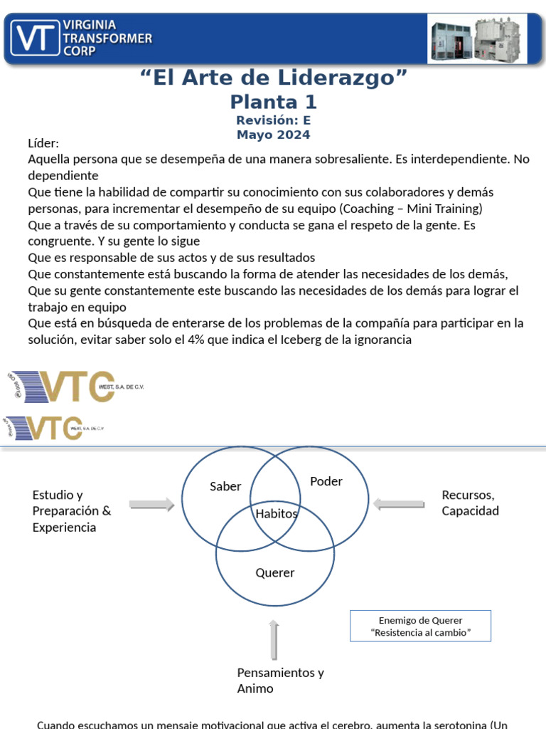 Claves del Liderazgo Efectivo | PDF | Resiliencia psicológica | Pensamiento