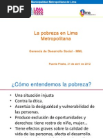Download LN - Pobreza Urbana by Plan Regional Metropolitano de Lima SN93082686 doc pdf