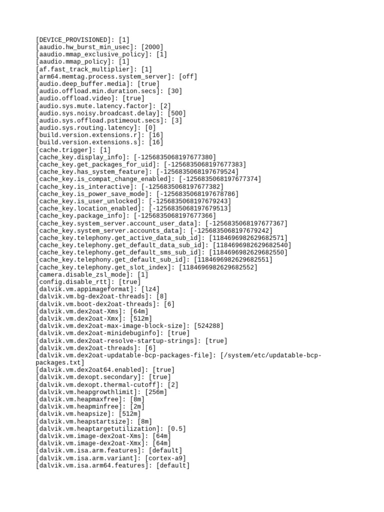 Android System Configuration Overview | PDF | Computer Engineering ...