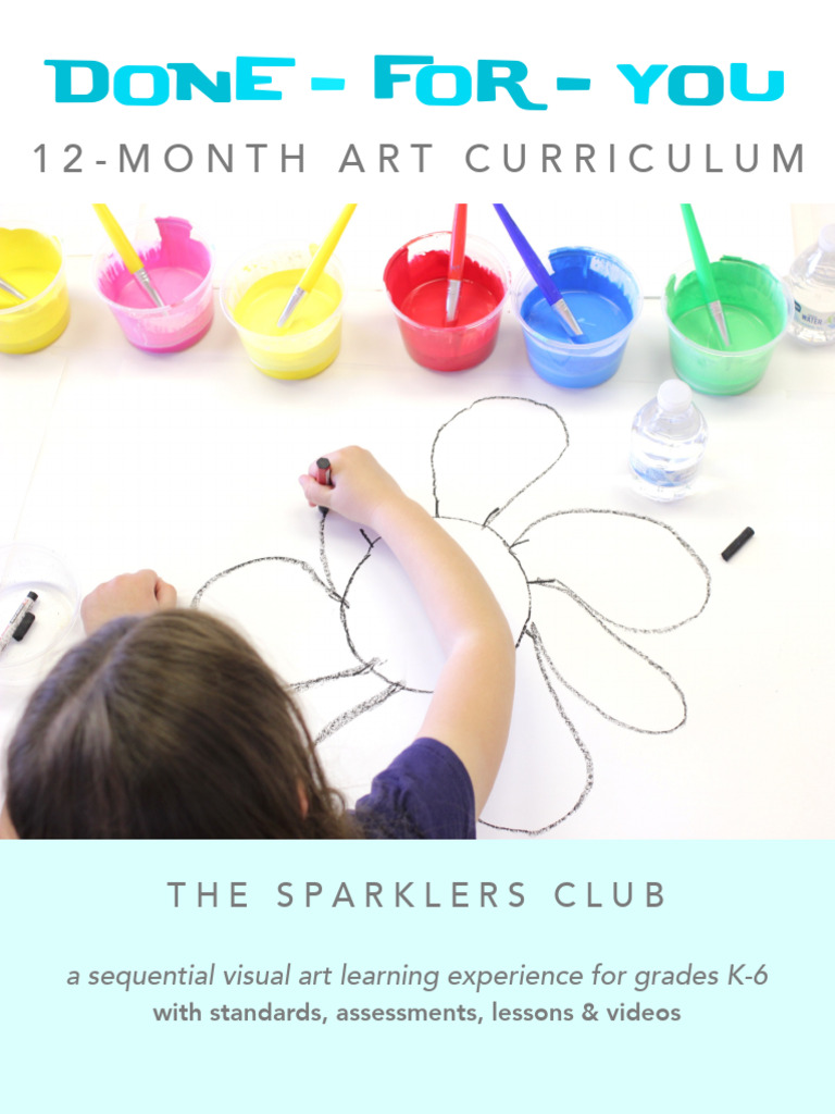 K-6 Art Curriculum Guide: Monthly Plans | PDF | Paintings | Drawing
