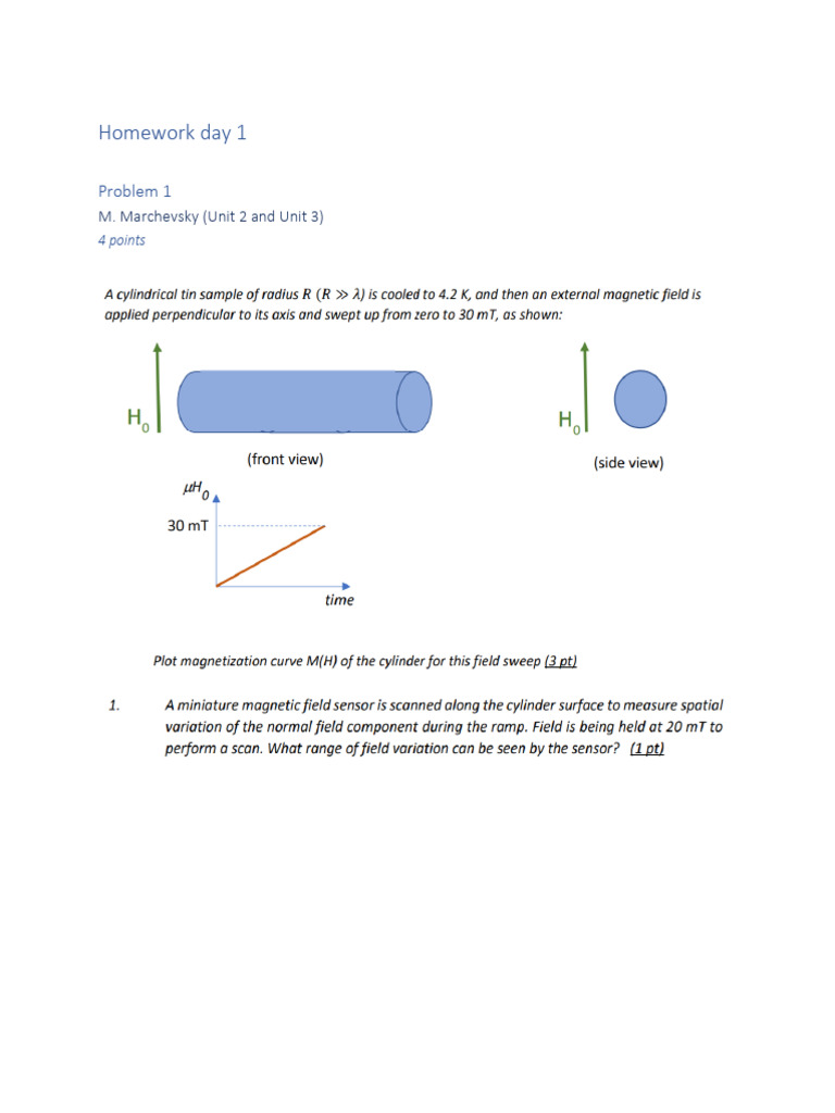 Homework Day1 Problems | PDF
