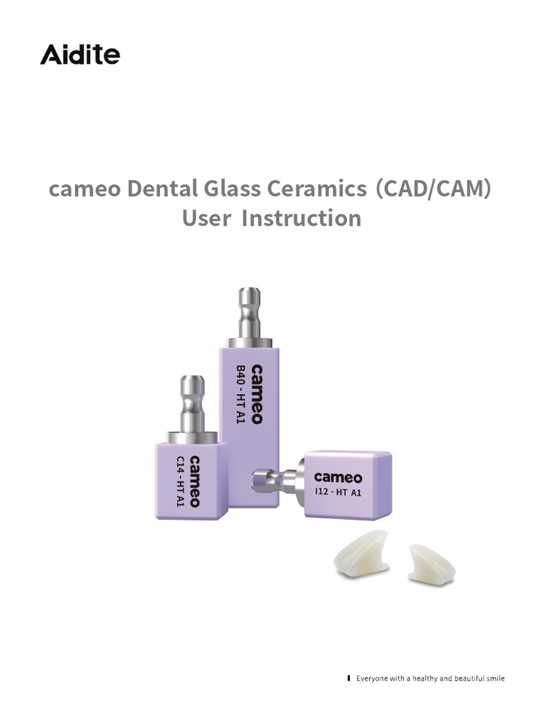 CAD/CAM Glass Ceramics User Guide | PDF
