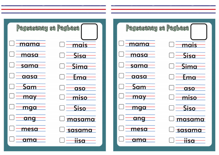 Pabasa | PDF