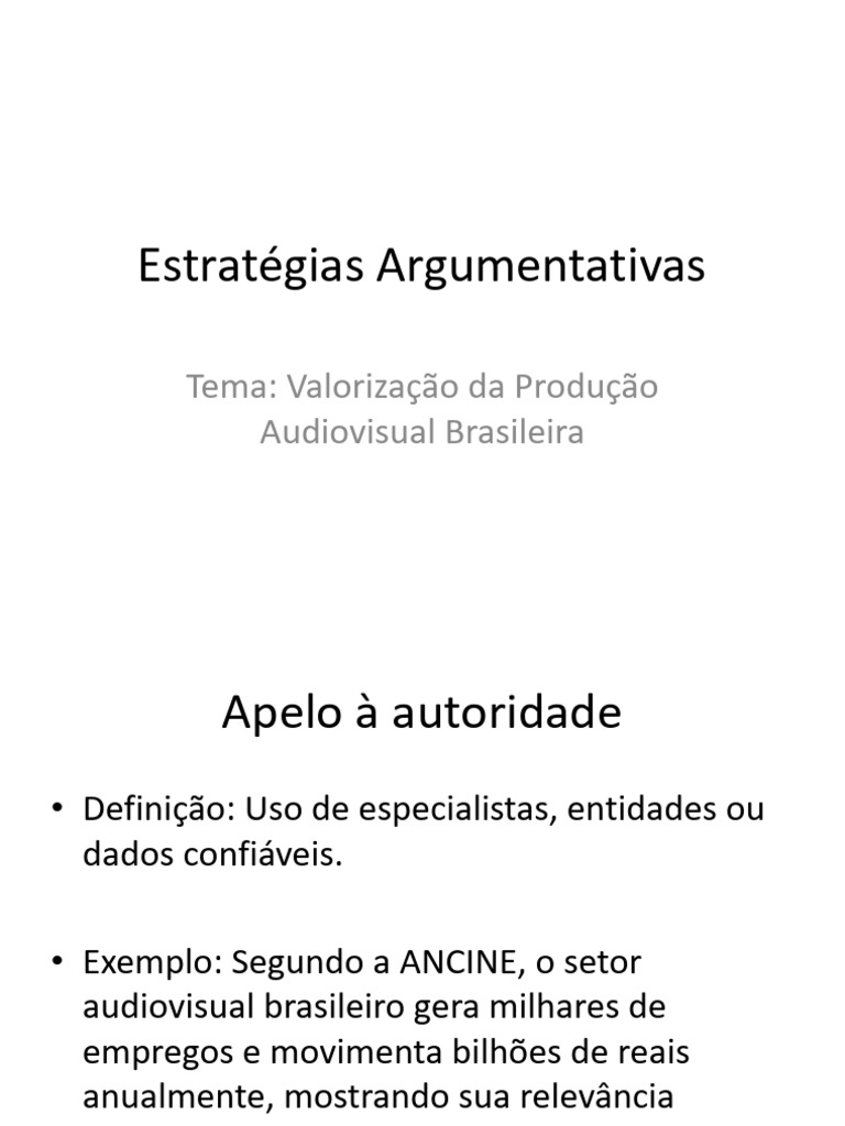 Valorização do Audiovisual Brasileiro | PDF | Brasil | Economia