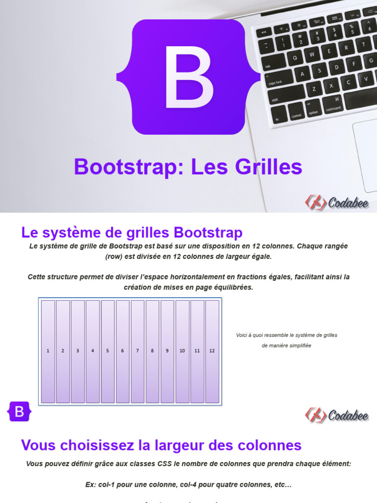 Grille Bootstrap : Système et Breakpoints | PDF