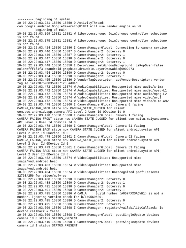 Log Cat 1759936923317 | PDF | Software | Computer Programming