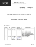 Radiographic Procedure for Pipe Welds | PDF | Radiography ...