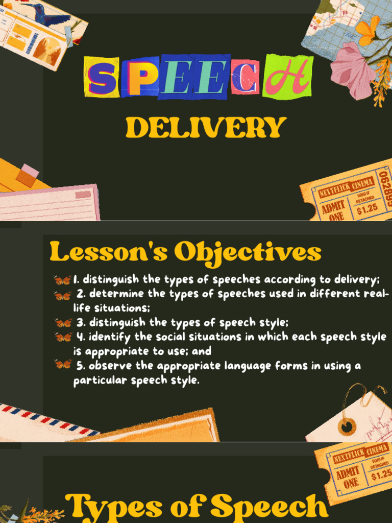 q2 l3 Types of Speeches According To Delivery | PDF