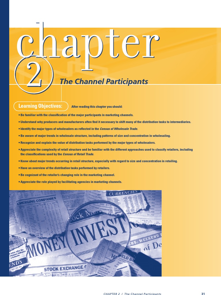 Understanding Marketing Channel Participants | PDF | Distribution ...