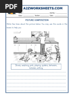 Class 3 Picture Composition Worksheet | PDF