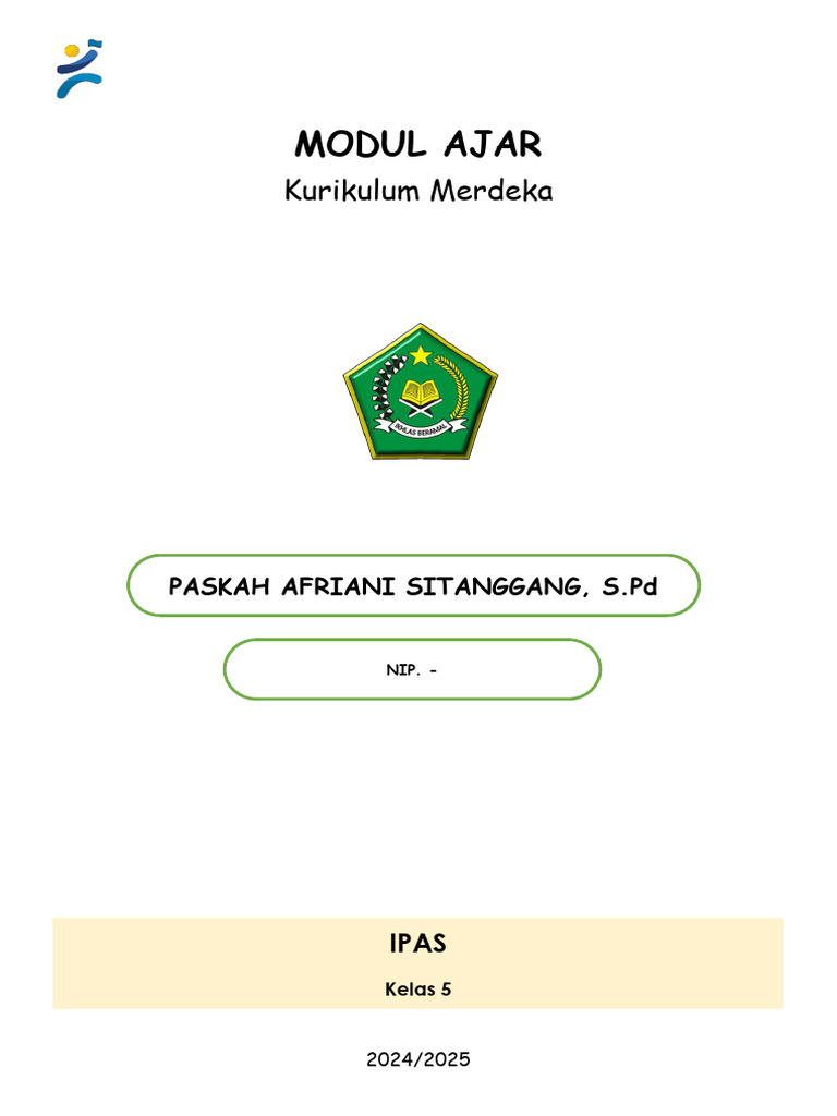 Modul Ajar IPAS Kelas 5 2024/2025 | PDF