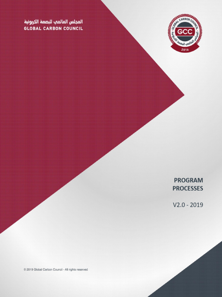 GCC Project Registration Process Guide | PDF | Clean Development ...