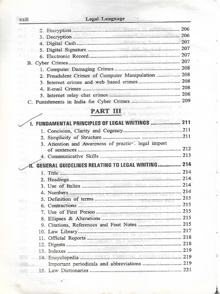 Principles & Guidelines of Legal Writing | PDF