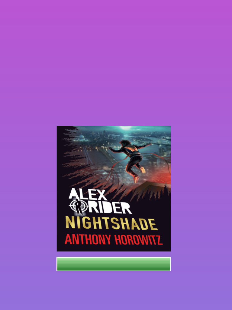 Nightshade Alex Rider Book 13 Anthony Horowitz Newest Edition 2025 | PDF