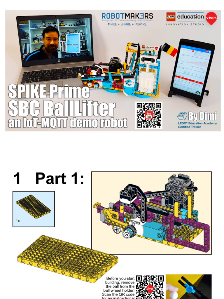 LEGO SPIKE BallLifter Instructions | PDF