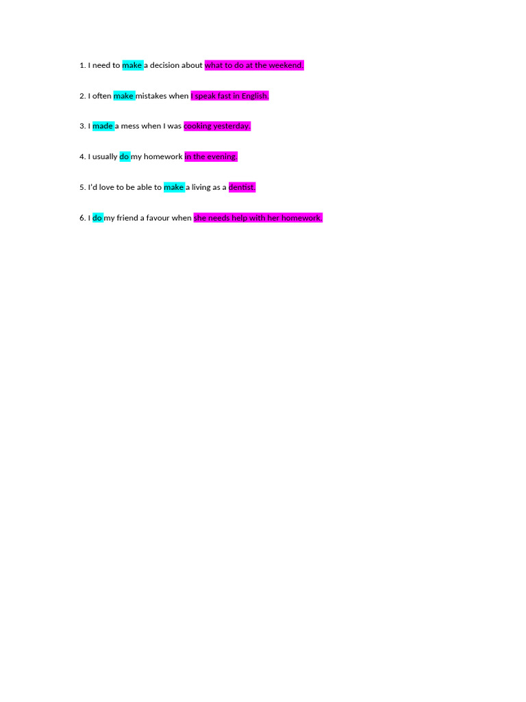 Weekend Plans and Daily Activities | PDF