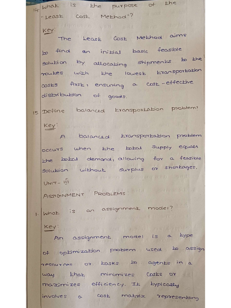 2 - Mark Questions Unit 3 & 4 | PDF