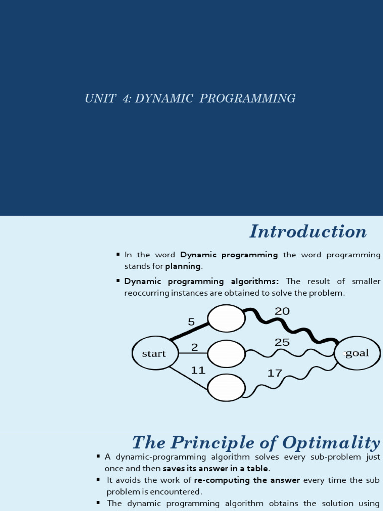Dynamic Programming and Binomial Coefficient | PDF | Dynamic ...