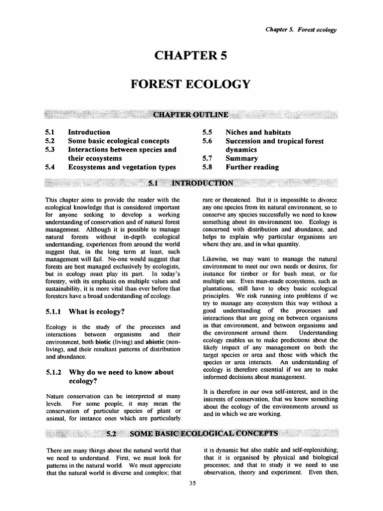 Understanding Forest Ecology Basics | PDF | Ecology | Precipitation
