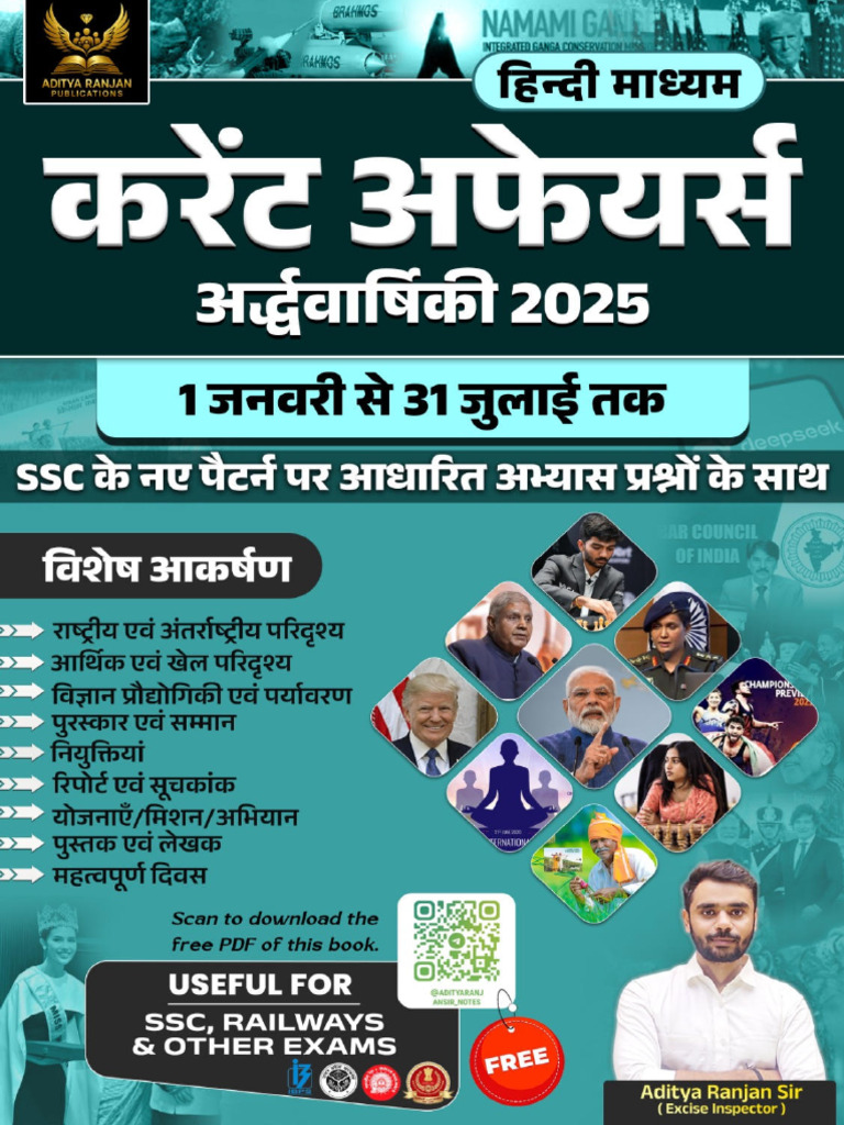 2. Current Affairs 2025 Hindi_Jan to July Final | PDF