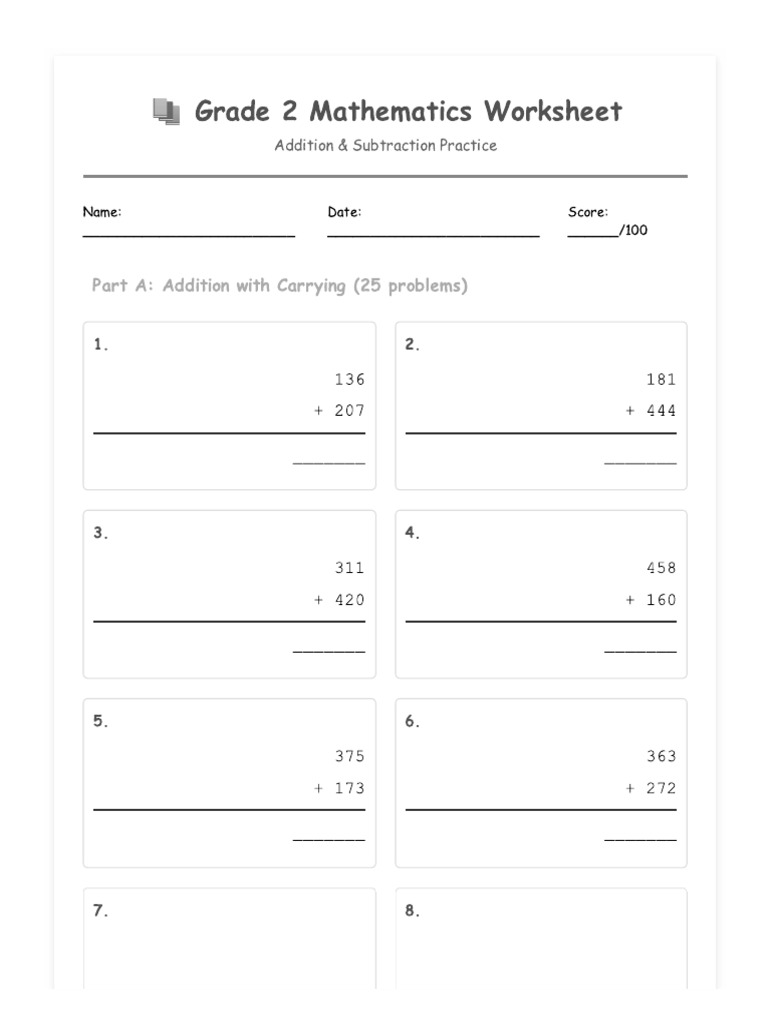 Grade 2 Maths | PDF