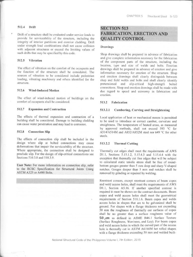 NSCP Section 513 | PDF