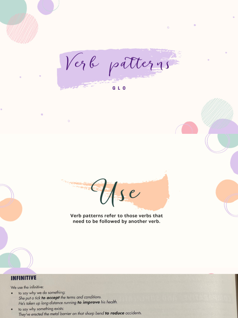 Verb Patterns | PDF