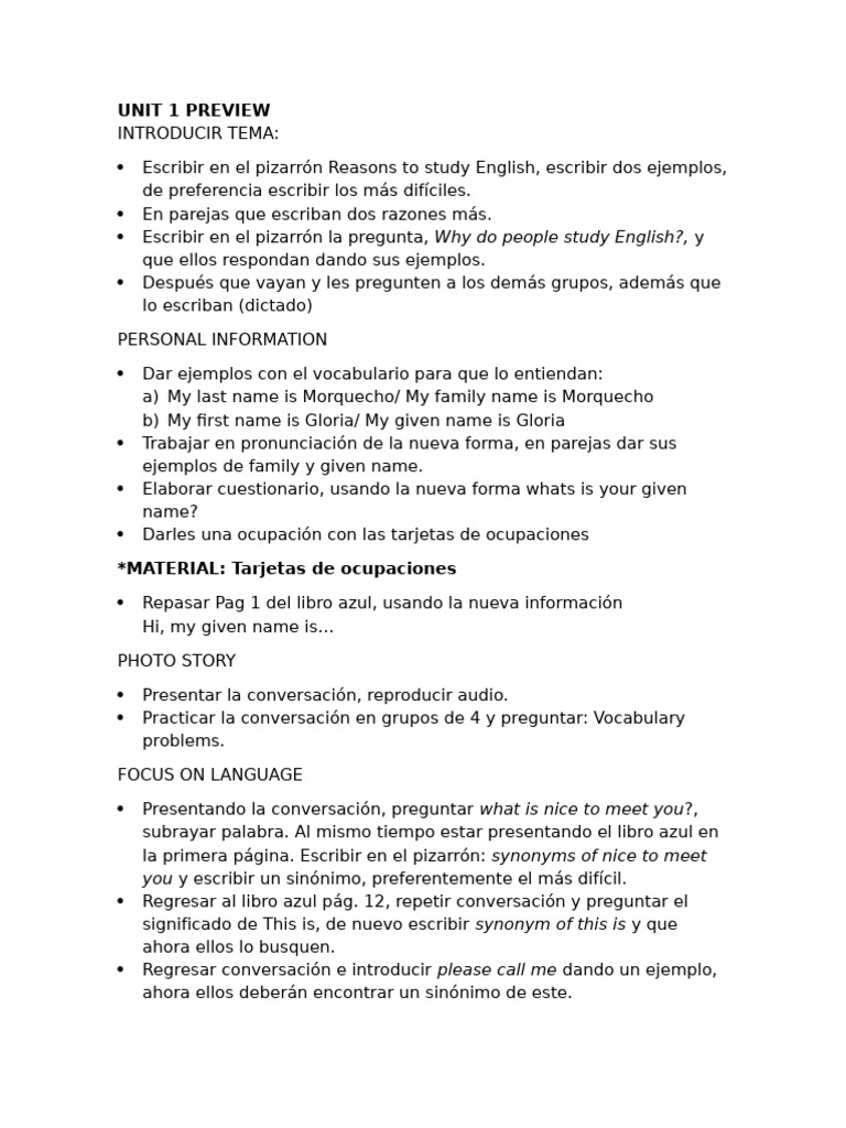 UNIT 1 Completa | PDF
