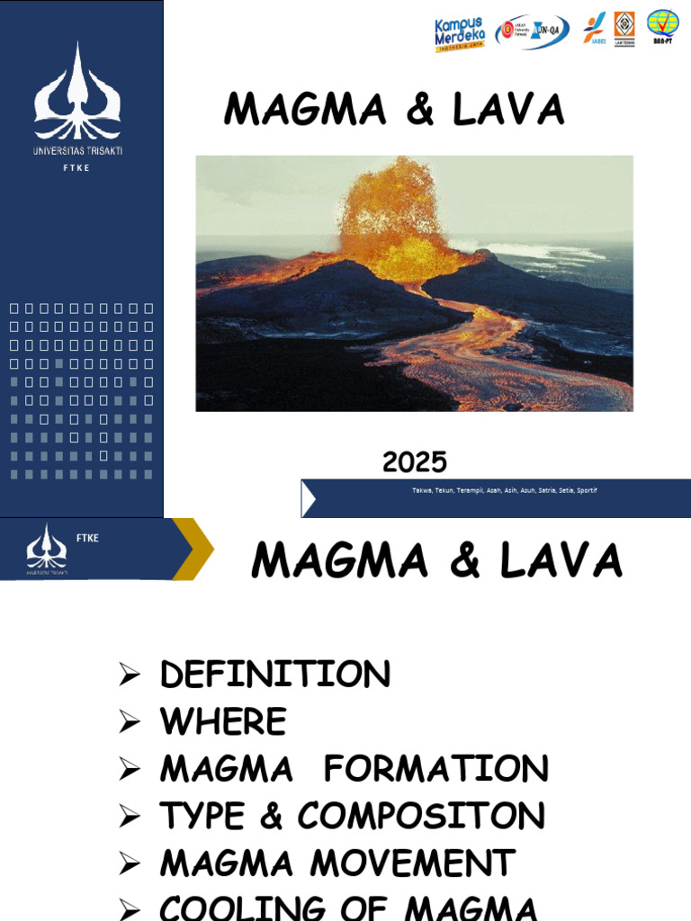 Perbedaan Magma dan Lava | PDF