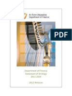 Department of Finance Strategy Statement Published
