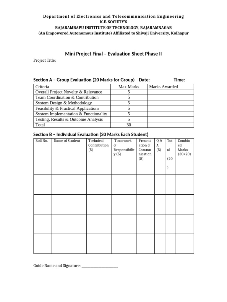 Final Mini Project Evaluation | PDF