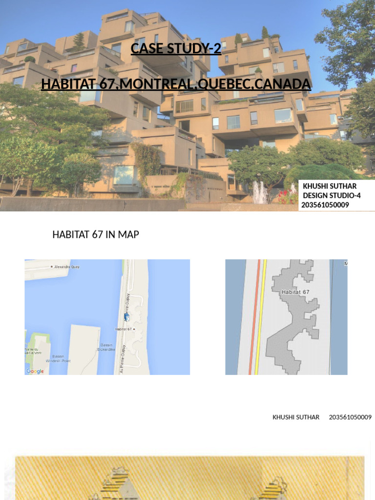 Habitat 67 Design Plans Overview | PDF