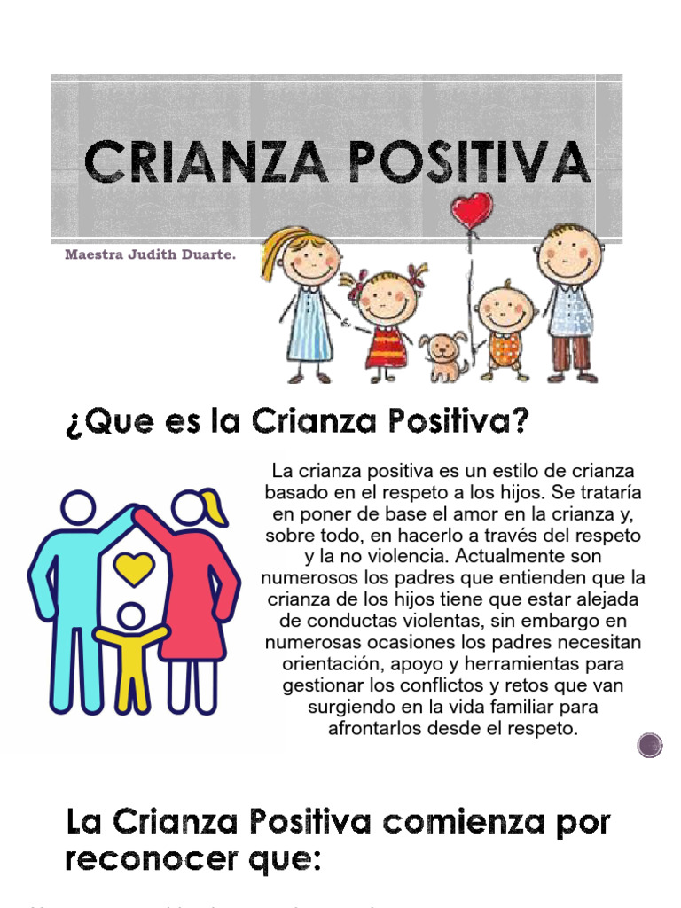 Guía de Crianza Positiva y Respeto | PDF | Las emociones | Paternidad ...
