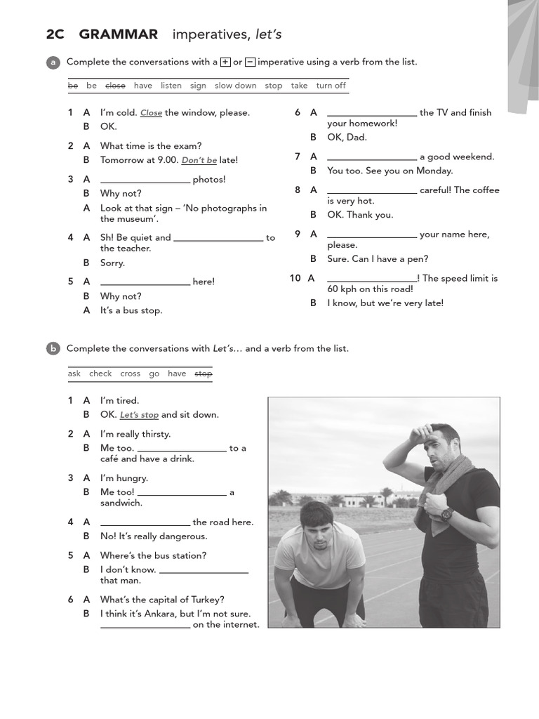 Imperatives Practice for English Learners | PDF