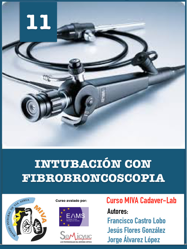 Intubación con Fibrobroncoscopia Flexible | PDF | Fibra óptica | Óptica