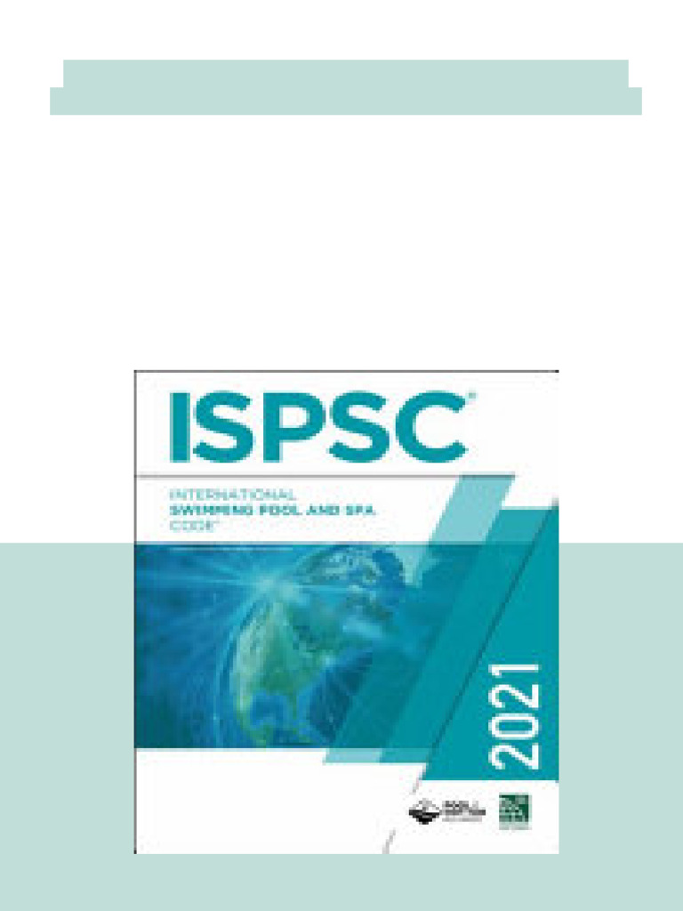 International Swimming Pool and Spa Code 2021 1st Edition International ...
