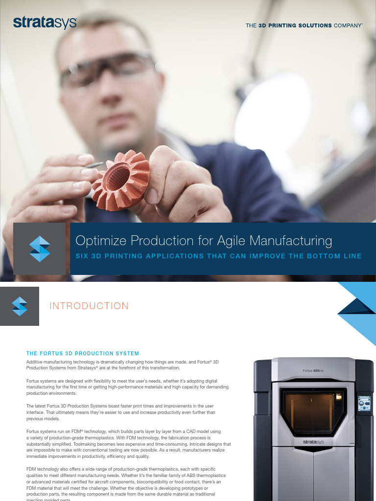 Boost Manufacturing with 3D Printing | PDF | 3 D Printing | Secondary ...