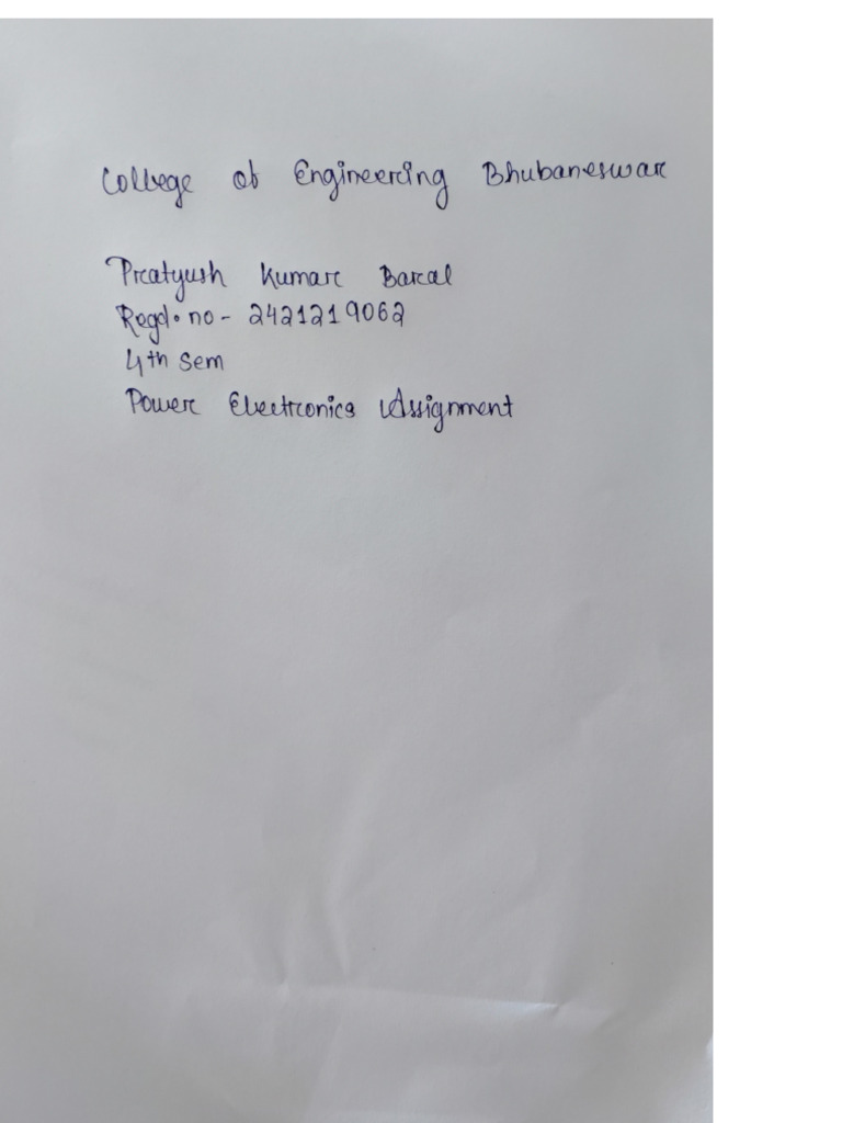 Power Electronics | PDF