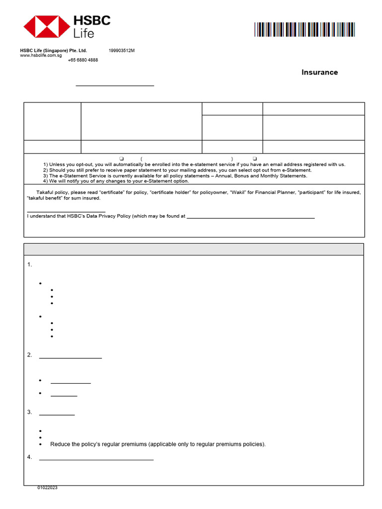 Full Surrender Form Traditional Insurance Plan | PDF | Insurance | Banks