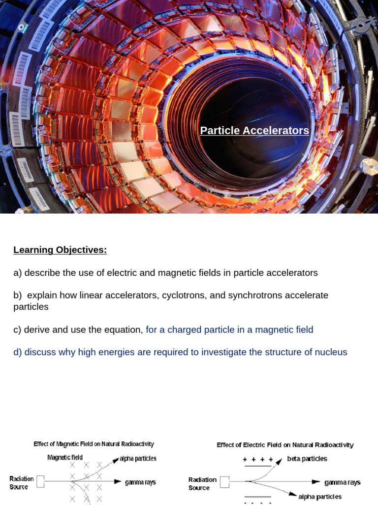 Particle Accelerator Pdf Particle Accelerator Magnetic Field