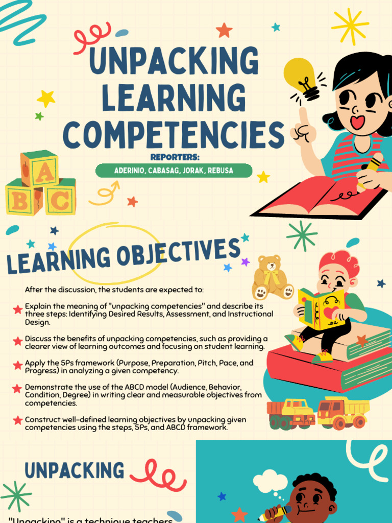 Unpacking Competencies with 5Ps | PDF | Learning | Knowledge